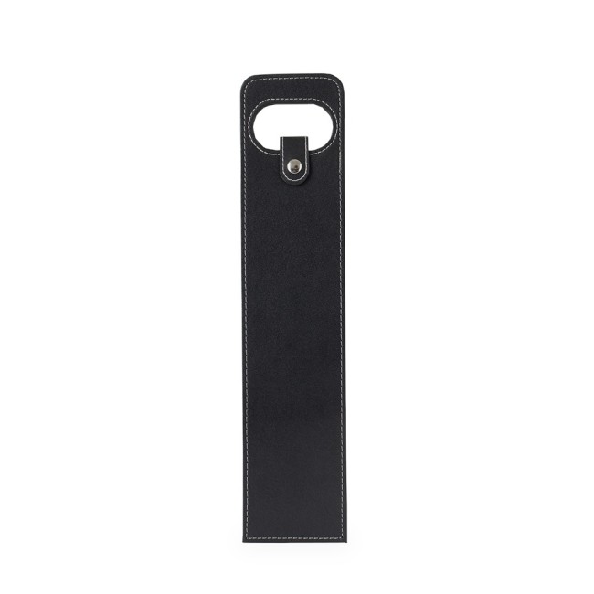 Porta-vinho couro sintético personalizado