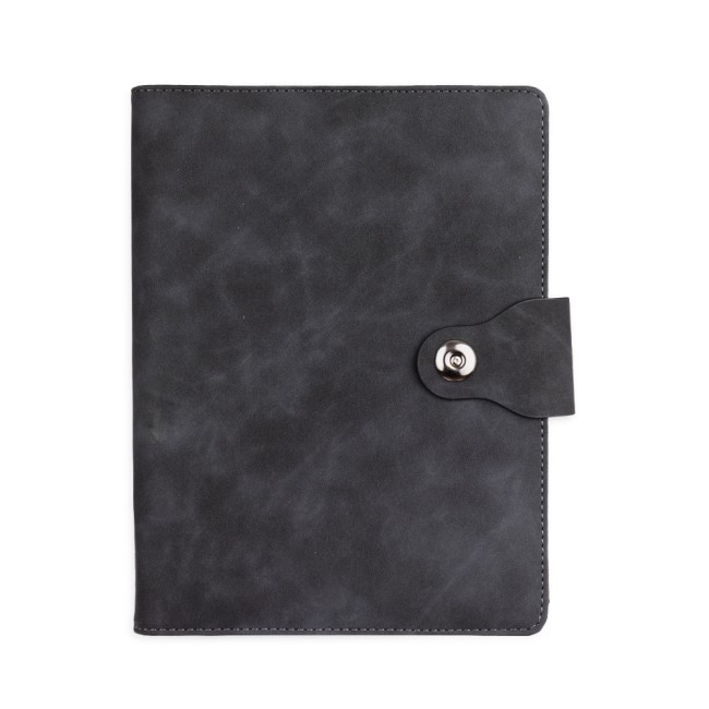 Caderno fichário PU com logotipo