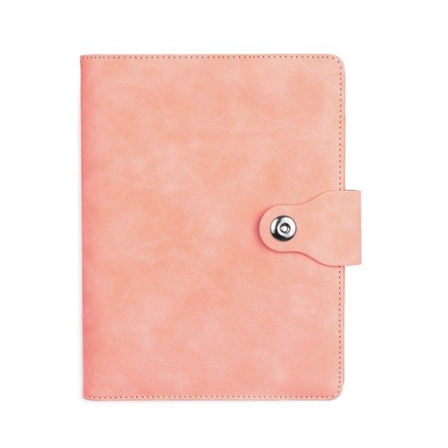 Caderno fichário PU com logotipo