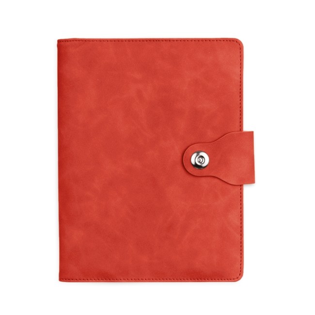 Caderno fichário PU com logotipo