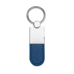 Chaveiro metal com pu promocional
