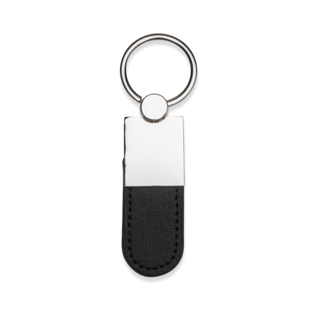 Chaveiro metal com pu promocional