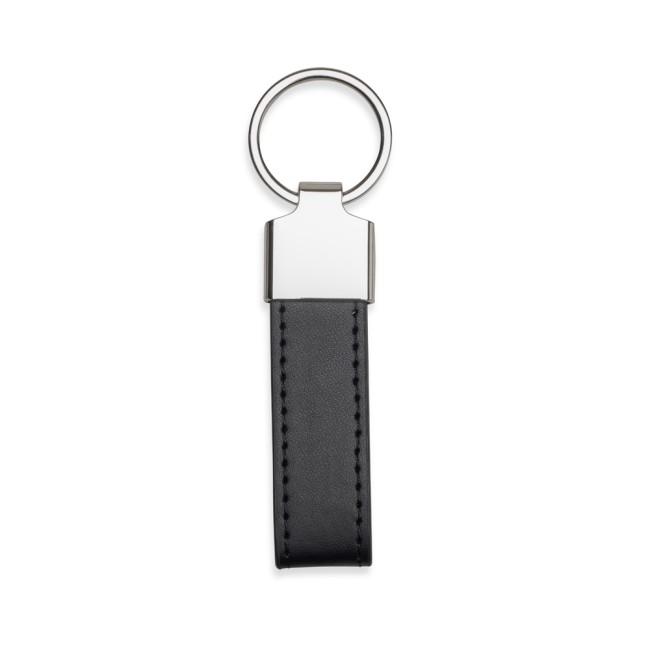 Chaveiro metal com pu personalizado