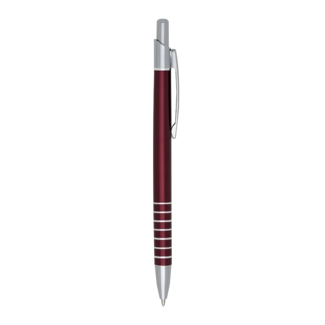 Caneta metal com 7 aneis para empresas