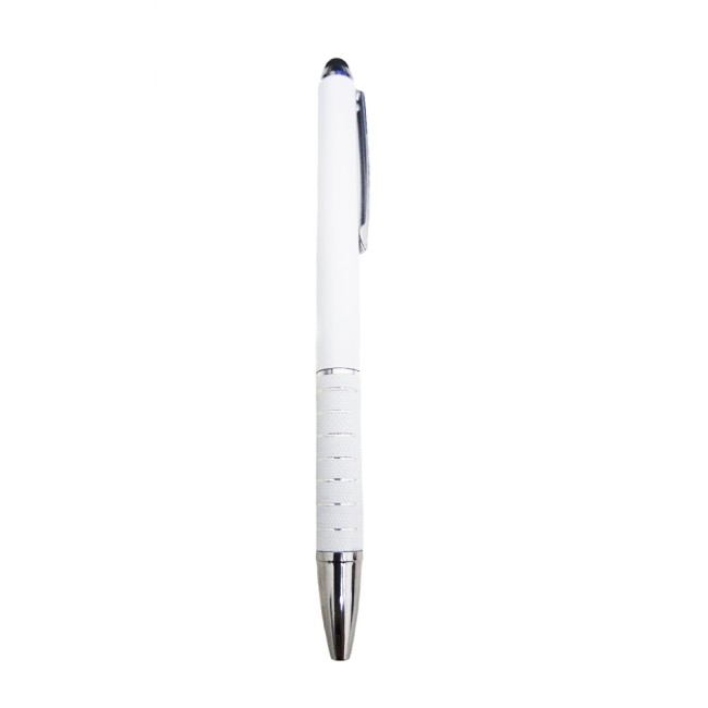 Caneta plástica com 7 aneis touch personalizado